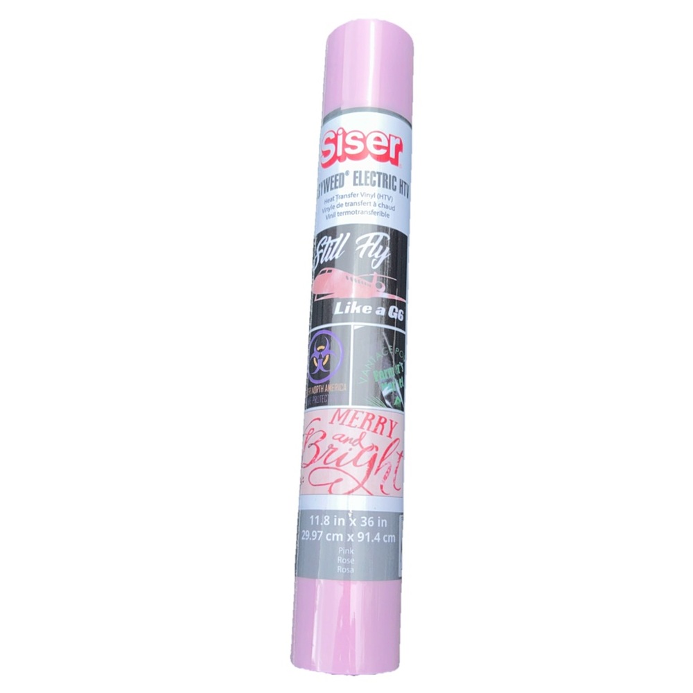 Siser EasyWeed Electric HTV Vinyl 11.8"X36" Roll-Pink NEW